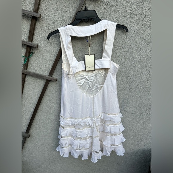 Temperly London MINI TIGHTROPE DRESS in White New with Tags! - Picture 9 of 10